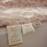 Yeknu  Korean 100% Cotton Summer Quilt 2025 Cool Feeling Quilt Bare Sleeping Skin-Friendly For Women Romantic Bedroom Decor Queen Size