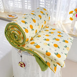 Yeknu Washed Double Gauze Spring Summer Quilt Queen Grade A Lightweight Comforter Soya Fibre Filling Soft Breathable Summer Blanket