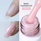Yeknu  Jelly Transparent Gel Nail Polish Nude Pink  Color UV Soak Off Gel Varnish Jade Nail Art Gel 10ml Design Manicure