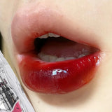 Yeknu Waterproof Mirror Lip Glaze Korean Makeup Lip Gloss Sexy Tea Red Jelly Liquid Lipstick Lasting Moisturizing Natural Lip Cosmetic