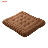 Yeknu  Home Creative Soft Biscuit Shape Cushion Classical Pillow Chair Car Seat Pad Decorative Cookie Tatami Back Cushion Sofa