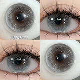 Yeknu  Daily Disposable 10PCS Colored Contact Lenses for Eyes Myopia Lens Beauty Pupils Eye Lenses Fashion Blue Purple Lenses
