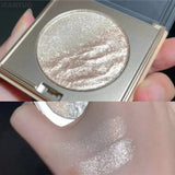 Yeknu  2-color Glitter Eyeshadow Water Light Broken Feeling Long Lasting Waterproof Eyeshadow Pearlescent Glitter Highlighter Makeup