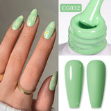 Yeknu  10ml Gold Glitter Gel Nail Polish Crystal Semi Permanent Soak Off UV Gel Varnish Nail Art Manicure Base Top Coat