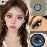 Yeknu  NEW Cosplay Colored Contact Lenses for Eyes Anime Purple Lenses Cosmetic Blue Eye Contacts Brown Natural Fashion Lenses