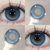 Yeknu  1 Pair(2pcs) Brown Beauty Colored Contact Lenses for Eyes Purple Halloween Lens Big Eye Lens Natural Look Gray Blue Lens