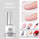 Yeknu  10ml Super Shining Reflective Cat Magnetic Gel Ultra Shine Glitter Red Silver Soak Off UV LED Gel Nail Art Varnish