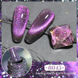 Yeknu  Transparent Cat Eye Gel Nail Polish 10ml UV Nail Art Semi Permanent Lakiery Hybrydowe Magnet SPAR Lacquer Gel Vernis Soak