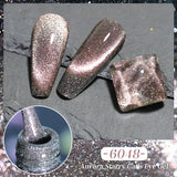 Yeknu  Transparent Cat Eye Gel Nail Polish 10ml UV Nail Art Semi Permanent Lakiery Hybrydowe Magnet SPAR Lacquer Gel Vernis Soak