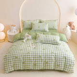 Yeknu  Spring  Plant-based Cashmere Single Quilt Cover Printed Duvet Cover Skin-friendly and Breathable Bedding 150x200 220x240
