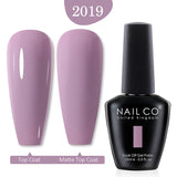 Yeknu  10ml Pearl Shell Color UV Gel Nail Polish Semi Permanent Golden Nail Art Gel Varnish Hybrid Nail Gel Polish Manicure Base