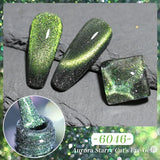 Yeknu  Transparent Cat Eye Gel Nail Polish 10ml UV Nail Art Semi Permanent Lakiery Hybrydowe Magnet SPAR Lacquer Gel Vernis Soak
