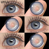 Yeknu  1 Pair Color Contact Lenses Makeup Blue Pupils Natural Brown Lenses High Quality Green Color Eye Lens Cosmetic Colorcon