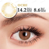 Yeknu  1Pair Color Contact Lenses for Blue Eyes Natural Pupils Green Ice Lenses Eye Color Contact Lens