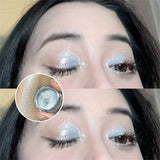 Yeknu  Glitter Eyeshadow Long Lasting Waterproof Eyeshadow Pearlescent Shimmer Body Highlighter Makeup Palette Glitter Eyeshadow Gel