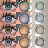 Yeknu  Color Contact Lenses Beauty Makeup Colorcon Fashion Blue Eyes Lenses Green Eyes Contact Natural Brown Lenses For Eyes