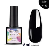 Yeknu  15ml Gel Nail Polish Semipermanente Varnishes Lacquer Esmalte Black White Color UV Lakiery Hybrydowe Vernis Gellak Polish