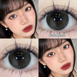 Yeknu  1 Pair Pink Series Contact Lenses for Eyes Beauty Pupils Makeup Eye Lenses for Myopia Natural Color Lenses Blue Lenses