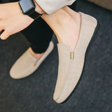 Yeknu  Men High Quality Loafers Men Casual Shoes Moccasins Slip On Men's Flats Fashion Men Shoes Male Driving Shoes Big Size 45