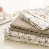 Yeknu  Ins Princess Bedding Set Simple Floral Duvet Cover Pillowcases Flat Sheet Single Twin Double Queen Size Home Decor Bed Linen Set
