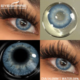 Yeknu  1Pair Blue Contact Lenses Green Eye Contacts Gray Beautiful Pupils Brown Lenses Yearly Cosmetic Colored Contact Lenses