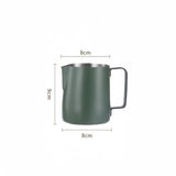 Yeknu  350/600ML Coffee Milk Frothing Pitcher Jug 304 Stainless Steel Precise Scale High Quality Latte Barista Professional CafeUtensil