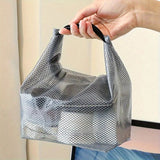 Yeknu  Waterproof Storage Bag, Fitness Clothing, Swimming Bathroom, Large Capacity Drawstring, Men's And Women's Outdoor Toiletries Bag