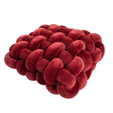 Yeknu  Knotted Square Cushion Nordic Aesthetic Stuffed Pillow Office Chair Decorative Plush Pillow Sleeping Back Knot Hand-made Cushion