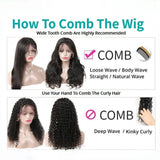 Yeknu  Platinum Blonde Long Wavy Natural Wave 13X4 Lace Front Wigs for Women Middle Part 60 Light Blonde Straight Daily Party Synthetic
