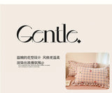 Yeknu 2025 Princess Style Bedding Sets Ruffle Lace Bow Quilt Cover Romantic Bedclothes Decor Woman Girls Bedroom Duvet Cover 4pcs