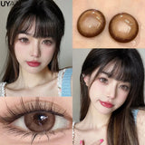 Yeknu  Color Contact Lenses with Diopters Korean Eye Contacts Lenses Colorcon Black Lenses High Quality Natural Optical Lenses