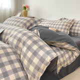 Yeknu  Autumn and winter new skin-friendly washable bedding four-piece dormitory student dormitory three-piece comfortable