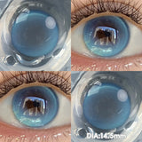 Yeknu  2pcs/pair 14.5MM Iris Brown Lenses Beauty Makeup Pupils Eye Color Lenses Colorful Contact Lenses Fashion Blue Green Lens