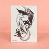 Yeknu  Long-lasting waterproof temporary tattoo stickers simulated non-reflective fox eagle pattern fake tattoos for boys and girls