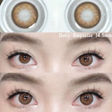 Yeknu  1 Pair Lenses Color Contact Lenses for Eyes Prescription Grey Korean Lenses Brown Natural Lenses