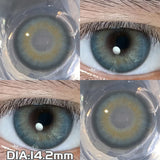 Yeknu   Pair Super Contact Lenses for Eyes Fashion Color Pupils Makeup Eye Lenses Green Contact Lenses Pink Brown Blue Lenses