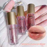 Yeknu  Watery Crystal Clear Jelly Lip Oil Lip Balm Moisturizing And Smoothing Lip Lines Jelly Pout Lip Gloss Glass Lip Fruit Scent