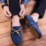 Yeknu   Men Casual Shoes Luxury Brand comfortable Slip on Formal Loafers Men Moccasins Italian Soft Male Driving Shoes