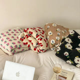 Yeknu  Retro Jacquard  Blended Cover Blanket Multifunctional Sofa Nap Blanket Thick Blanket