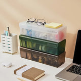 Yeknu  Cable Storage Box Cord Charger Storage Organizer Box Case Stackable,Suitable For Most Data Cables Earphones,Various Small Office