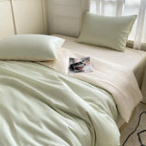 Yeknu  Nordic Bed Linen 100% Cotton Bedding Set with Sheet Duvet Cover Pillowcase Single Couple Bedsheet King Queen Double Twin Size