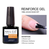 Yeknu  15ml Orange Color Nail Gel Polish Semi Permanent Red Pink Gellack Nail Art Salon Soak Off UV LED Glitter Nail Gel Varnish