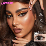 Yeknu  NEW Colored Contact Lenses Natual Pupils Gray Contacts Lenses Green Pupils Women Makeup Blue Pupils Cosmetic Black Lenses