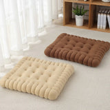 Yeknu  Home Creative Soft Biscuit Shape Cushion Classical Pillow Chair Car Seat Pad Decorative Cookie Tatami Back Cushion Sofa