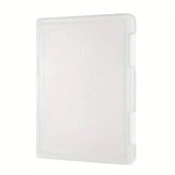 Yeknu  1pc Multi-layer Portable File Box Waterproof Contract Storage Box A4 Plastic PP File Box  Portable Transparent File Box