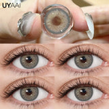Yeknu  Color Contact Lenses Natural Contact Lens NEW Siri Series Makeup Colored Pupils Cosmetics Beauty Green Lenses Blue Pupils
