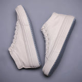 Yeknu  Spring and Autumn High Top Canvas Shoes Men's All-match High Top Casual Sneakers Breathable Deodorant Men's Denim Shoes