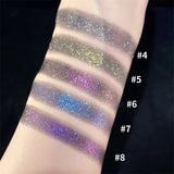 Yeknu  1pcs Planet Highlighter Powder Shiny Gradient High-gloss Powder Face Contour Brightening Long Lasting Highlight Glitter Makeup