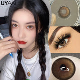 Yeknu  NEW Cosplay Colored Contact Lenses for Eyes Anime Purple Lenses Cosmetic Blue Eye Contacts Brown Natural Fashion Lenses