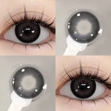 Yeknu  New Bio-essence 1 Pair Green Contact Lenses for Eyes Gray Lenses Brown Lenses Makeup Fashion Lenses 1 Year Pupils